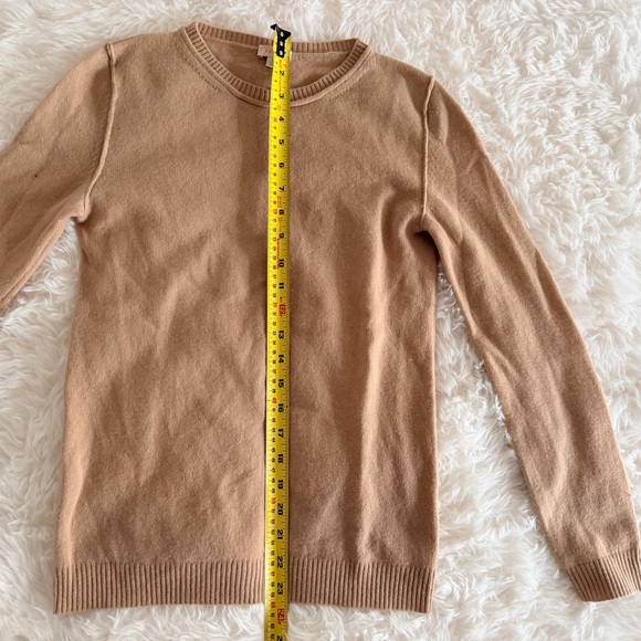 Cuyana Wool Cashmere Tan Women's Sweater - Picture 5 of 8
